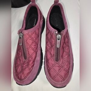 Lands End Womens Weatherfield Slip On * Size 7.5B *  Quilted Hiking Shoes